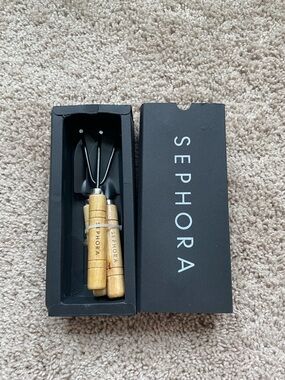 Sephora 3 Piece Mini Garden Tool Set, wooden handles